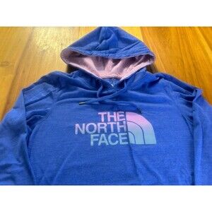 The North Face Womens Medium Hooded Sweatshirt Lightweight Long Sleeve Pullover